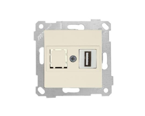 Rita - Розетка 1xUSB Type A, для передачи данных, сл.кость