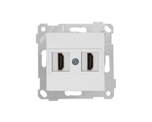 Rita - Розетка 2xHDMI, белая