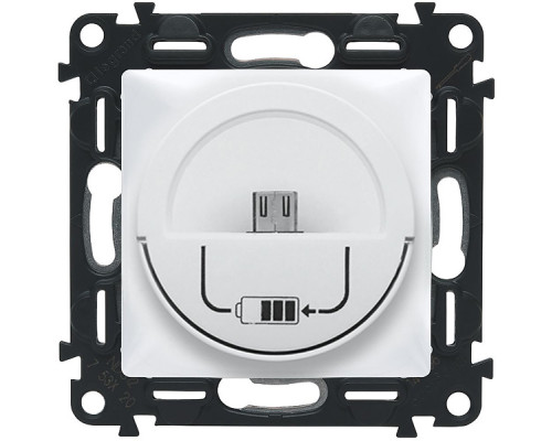 Valena Life - Зарядная станция MicroUSB 240В/5В 1500мА, белый (инд. упаковка)