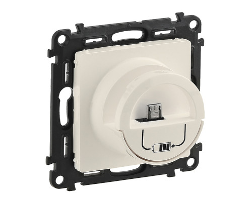 Valena Life - Зарядная станция MicroUSB 240В/5В 1500мА, слоновая кость (инд. упаковка)