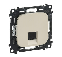 Valena Allure - Розетка 1хRJ-45 UTP CAT6, слоновая кость (инд. упаковка)