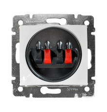 Valena - Розетка для динамиков, алюминий