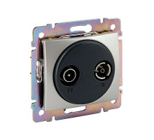 Valena - Розетка TV-RD-кабел. сеть 862MHz, алюминий
