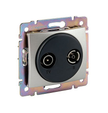 Valena - Розетка TV-RD-кабел. сеть 862MHz, алюминий