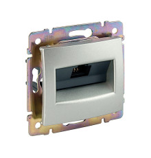 Valena - Розетка 1хRJ-45 FTP CAT6 монтаж на винтах, алюминий