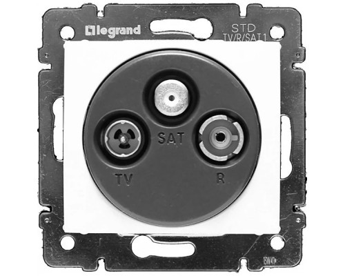 Valena - Розетка TV-RD-SAT-каб.сеть 2400MHz, < 1,5 дБ, белая