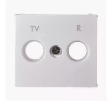 Valena - Лицевая панель розетки TV-FM 30мм., белая