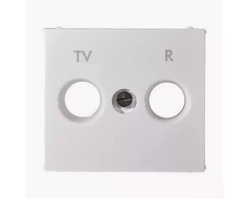 Valena - Лицевая панель розетки TV-FM 30мм., белая