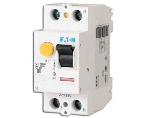 PFL7 Eaton 1P+N 40A тип AС 30мA 10kA, 2M Дифф. авт. выкл.