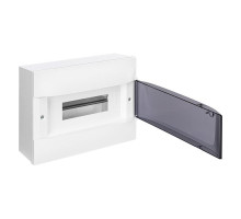 Щиток накл. Practibox S 12М (1х12), прозр. дым. дверь, с клеммами N+PE, IP40