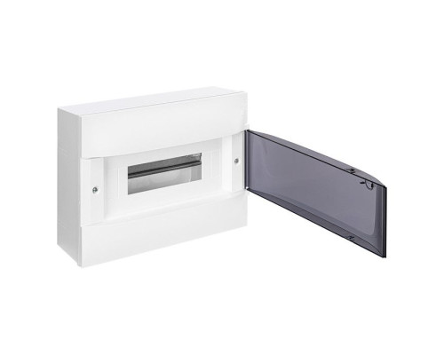 Щиток накл. Practibox S 12М (1х12), прозр. дым. дверь, с клеммами N+PE, IP40