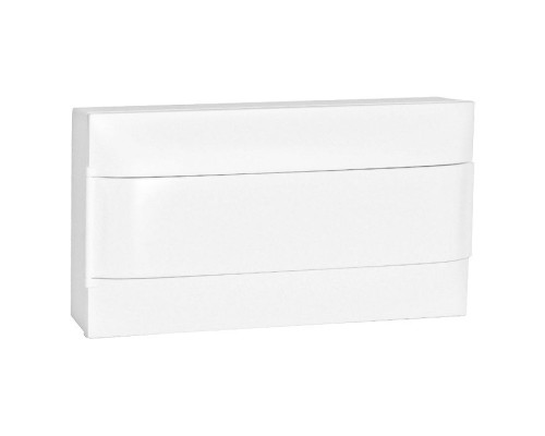 Щиток накл. Practibox S 18М (1х18), бел. дверь, с клеммами N+PE, IP40