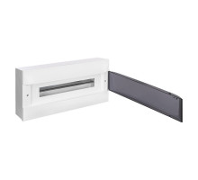 Щиток накл. Practibox S 22М (1х22), прозр. дым. дверь, с клеммами N+PE, IP40