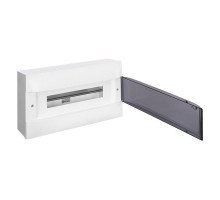 Щиток накл. Practibox S 18М (1х18), прозр. дым. дверь, с клеммами N+PE, IP40