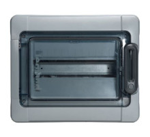 Щиток накл. влагозащ. Plexo3 12M (1х12+1), с клеммами N+PE, IP65