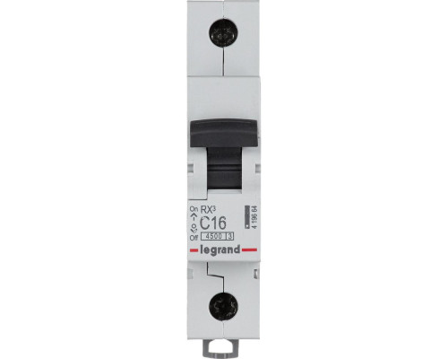 Авт. выкл. Legrand RX3 1P C 16A 4,5кА 1M