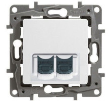 Роз RJ11+RJ45 КАТ 5 UTP бел Etika