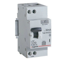 RX3 1P+N 10A С 30mA 6kA 2M AC Дифф. авт. выкл. электронный