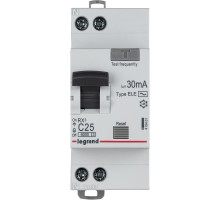 RX3 1P+N 25A С 30mA 6kA 2M AC Дифф. авт. выкл. электронный