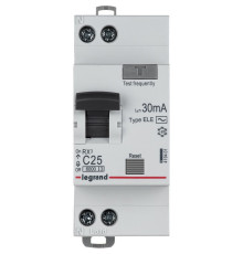 RX3 1P+N 25A С 30mA 6kA 2M AC Дифф. авт. выкл. электронный