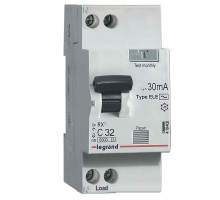RX3 1P+N 32A С 30mA 6kA 2M AC Дифф. авт. выкл. электронный