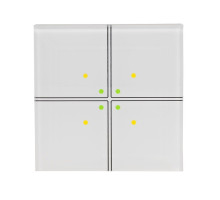 FW-GS4-230W сенсорный выключатель 4-х клавишный, белый