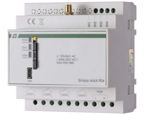 SIMply MAX P04 реле дистанционного контроля GSM