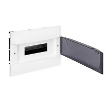 Щиток встр. Practibox S 12М (1х12), прозр. дым. дверь, с клеммами N+PE, IP40