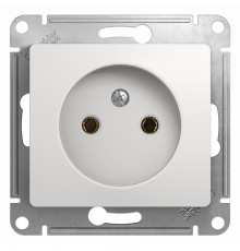 Розетка без заземления без шторок Schneider Electric Glossa GSL000141 Белый - GSL000141