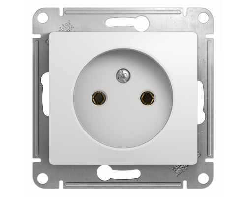 Розетка без заземления без шторок Schneider Electric Glossa GSL000141 Белый - GSL000141