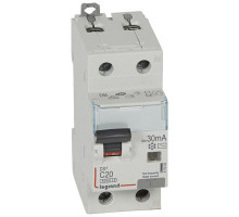 DX3 1P+N 20A тип С 30mA 6kA 2M Дифф. авт. выкл.