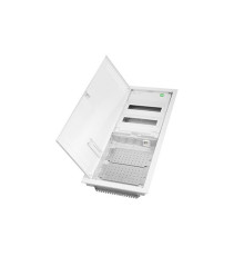 Щит встраив. MSF TWIN RP комбинированный, 2*12M+2xМП перф., N/PE-шинки, 1xSCHUKO, мет. дверь, белый RAL9016, 358x853x94mm, IP30 | арт.2015-02S