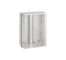 Коробка распред. CARBO-BOX, 303x214x123mm, с DIN-рейкой, прозрачная крышка, ABS/PC, GW 650°C, IP55 | арт.0253-10