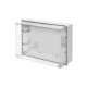Коробка распред. CARBO-BOX, 303x214x123mm, с DIN-рейкой, прозрачная крышка, ABS/PC, GW 650°C, IP55 | арт.0253-10