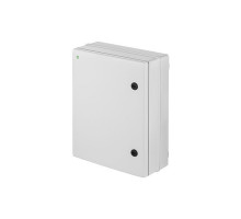 Щит пластиковый SR3, 356x456x162mm, с мет. монтажной платой 287x387x130mm, RAL7035, IK08, IP65 | арт.2755-00