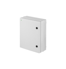 Щит пластиковый SR3, 356x456x162mm, с мет. монтажной платой 287x387x130mm, RAL7035, IK08, IP65 | арт.2755-00