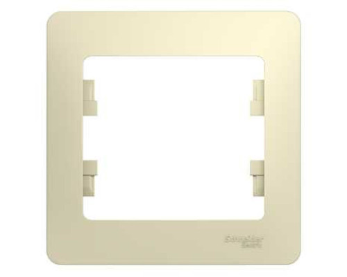 Рамка на 1 пост Schneider Electric Glossa GSL000201 Бежевый - GSL000201