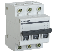 ВА47-29 3Р 32А 4,5кА х-ка С GENERICA автоматический выключатель