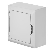 Щит навесной ECO BOX 1x6M, N/PE 2x 2x16+3x10mm2, белая пласт. дверь, белый RAL9003, 198x192x96mm, IP