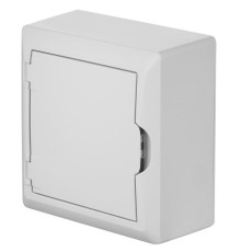 Щит навесной ECO BOX 1x6M, N/PE 2x 2x16+3x10mm2, белая пласт. дверь, белый RAL9003, 198x192x96mm, IP