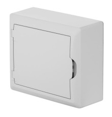 Щит навесной ECO BOX 1x8M, N/PE 2x 2x16+5x10mm2, белая пласт. дверь, белый RAL9003, 198x228x96mm, IP