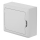 Щит навесной ECO BOX 1x8M, N/PE 2x 2x16+5x10mm2, белая пласт. дверь, белый RAL9003, 198x228x96mm, IP