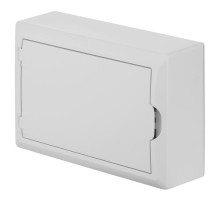 Щит навесной ECO BOX 1x12M, N/PE 2x 6x16+3x10mm2, белая пласт. дверь, белый RAL9003, 198x298x96mm, I