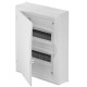 Щит навесной ECO BOX 2x12M, N/PE 3x 6x16+3x10mm2, белая пласт. дверь, белый RAL9003, 434x354x105mm,