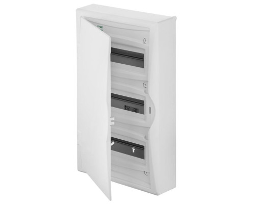 Щит навесной ECO BOX 3x12M, N/PE 4x 6x16+3x10mm2, белая пласт. дверь, белый RAL9003, 560x354x107mm,
