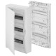 Щит навесной ECO BOX 3x12M, N/PE 4x 6x16+3x10mm2, белая пласт. дверь, белый RAL9003, 560x354x107mm,