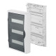 Щит навесной ECO BOX 3x12M, N/PE 4x 6x16+3x10mm2, дымчатая пласт. дверь, белый RAL9003, 560x354x107m