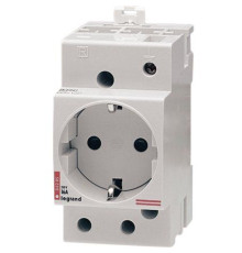 Розетка на DIN рейку 2P+E 16A, 250VAC, нем. стдандарт, 2,5M Legrand