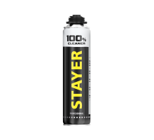 Очиститель монтажной пены 100% CLEANER , 500мл, STAYER