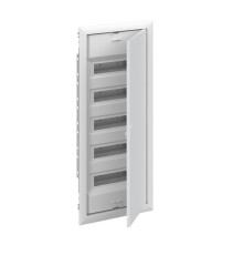 Щиток встраив. ABB UK660E3, 60M, белая мет. дверь, 63A, IP30, +PE+N-клеммы, ниша 828x340x88mm
